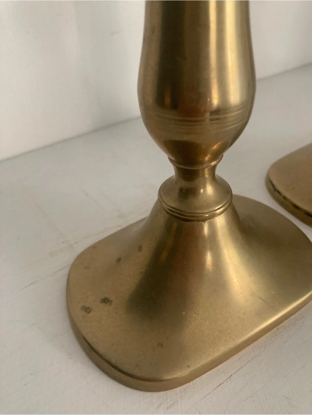 Vintage | Brass Finish Candlestick Pair - Classic Home Accents